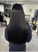 髪質改善トリートメント×艶ブラックカラー