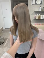 ペレ アネックス 大阪梅田茶屋町店(PELE ANNEX)&nbsp;クラゲヘアー/小顔に見せるヘア/ココアベージュ/梅田