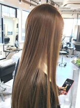 【ブリーチなしダブルカラー】で作る♪透明感柔らか、くすみベージュカラー♪♪