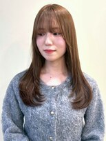 ユニバイリサ 天神大名店(uni by risa)&nbsp;ストレート 髪質改善ストレート 透明感カラー アッシュベージュ 