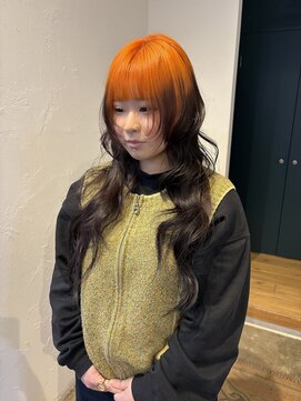 クラフト ヘア デザイン(CRAFT HAIR DESIGN) ルーツカラー×レイヤー