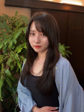 ナナナパレナ 梅田店(nanana parena) 透明感くすみグレージュまとまる美髪・新ミネラル髪質改善