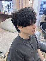 ロンドシエル 横浜(Lond ciel)&nbsp;men's/顔周り/ニュアンスパーマ/黒染め/韓国/ダウンパーマ
