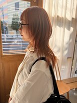 エニィ 錦糸町(enny)&nbsp;ブリーチなしオレンジカラー.