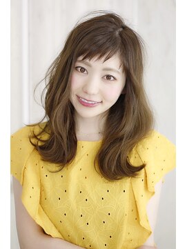 アヴァンティ ヘアーアンドスパ(avanti hair&spa) オン眉斜めバングが大人かわいい☆ふわミディ