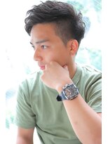 アクティフ(actif)&nbsp;サイドパートワイルドツーブロック無造作ショート