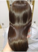 【髪質改善】天使の輪自社開発プラチナストレートパーマ【青山】
