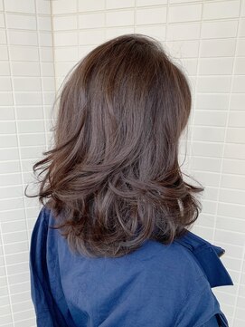 オーシャン(Ocean) [OCEAN Hair&Life藤原純] ダークアッシュロングボブ☆