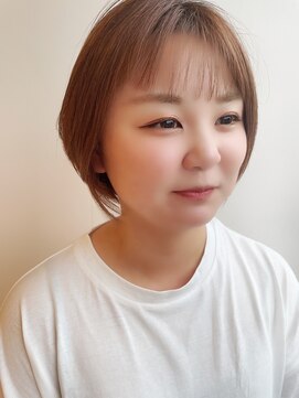 美容室 アイディー i-dee すっきりショートボブ