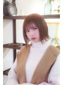 切りっぱなしボブ