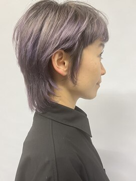 ヘア イノウエ HAIR INOUE ハイトーンウルフカット