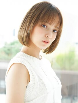 アグ ヘアー ワール イオン徳島前店(Agu hair whirl) 《Agu hair》まとまり◎重軽ハイライトふわボブ