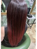 マドゥーズ ヘアショップ(Madoo's hair shop)&nbsp;グレイカラーレッド