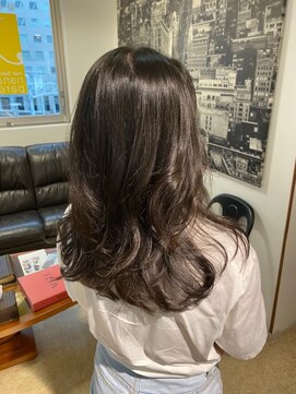 ナナナパレナ 梅田店(nanana parena) コテ巻き風デジタルパーマ韓国風ミディアム♪