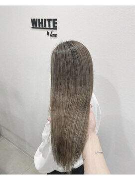 アンダーバーホワイト 西宮店(_WHITE) UPTOGLOSS髪質改善トリートメント　ミルクティーハイライト