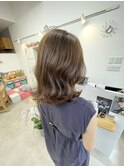 ブリーチなしグレージュ