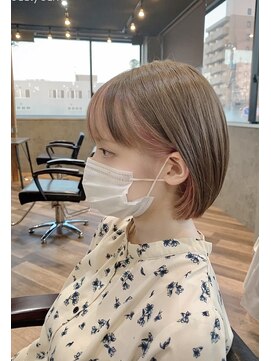 アグ ヘアー フォレスト 金沢駅西店(Agu hair forest) パツっと☆ミニボブ