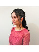横濱ハイカラ美容院(haikara美容院) ハーフアップ