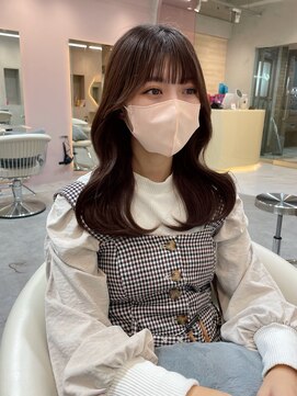 グロー 大宮(GLROW) 韓国大宮顔周り髪質改善レイヤー前髪カットくびれ韓国風韓国ヘア