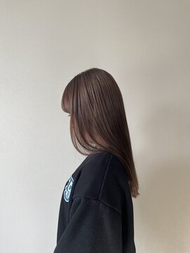 トラッド(TRAD) 冬っぽ透明感ミルクティーカラー