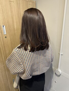 ローレンジウ(LOREN JU) 透明感髪質改善ベージュダブルカラーミルクティーグレージュ