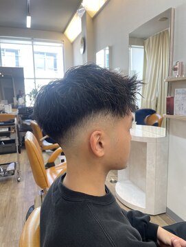 スノードロップ 高円寺店(Snowdrop) ウルフ/アッシュブラック/カルマパーマ/ベリーショート/高円寺