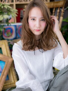 カバーヘアアンドスパ ブリス 浦和(COVER HAIR&SPA bliss) 外国人風ことりベージュオンブレ抜け感ヘアh3浦和20代30代40代