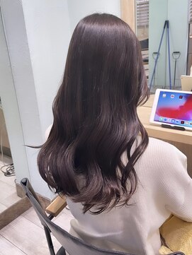 ヘアーメイクオズ(hair make O/S) |mizuho|ラベンダーベージュラベンダーグレージュ透明感カラー