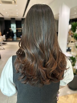 ステア ケース(stair case) 乾かすだけのコテ巻き風デジタルパーマレイヤーカット