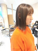 カムバイネオリーブ 溝の口店(Cam by neolive) ☆ミルクティーベージュ切りっぱなしボブ☆小顔/パツっとボブ