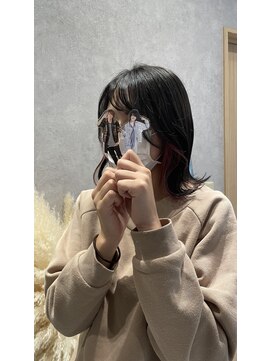 ホネン(honen) インナーピンク×ライブ前カラー