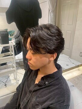 アディション 渋谷(ADITION) 緩めパーマシャドウパーマメンズウルフカット