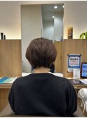 丸みのあるショートスタイル