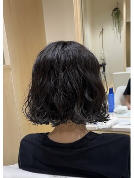 シアン 栄店(CYAN.) 初パーマ♪セルフセットでも簡単可愛いボブパーマ