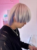 ダズリングディア(Dazzling Deer)&nbsp;Men'shair/ホワイト/パープル