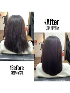 チャンドット(chan.) ≪chan.≫ お客様スタイル 縮毛矯正!