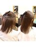 史上最高の髪質へ髪ドラ髪質改善縮毛矯正＋カットショート￥24750 → ￥18000