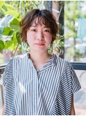 ショートパーマ×髪質改善パーマ【問屋町】マッシュショート