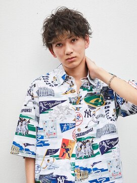 メンズ サロン ドット トウキョウ 町田店(men's salon dot. tokyo) 【橋本滉太】王道束感マッシュ×ソフトスパイラルパーマ