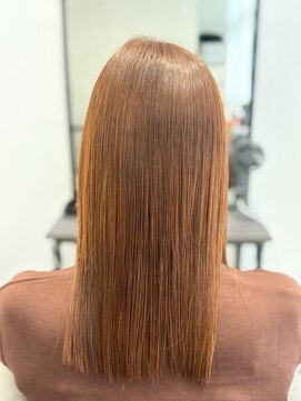 ルスリー 横浜店(Lsurii) 横浜駅/髪質改善縮毛矯正/黒髪/小顔