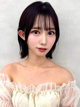 ショート/ボブ/髪質改善/脱白髪染め/白髪ぼかしハイライト