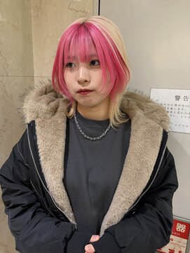 【maria】face flaming/ブリーチカラー/デザインカラー/レイヤー