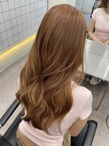 サンクプロジェクト(cinq PROJECT) ミルクティーヘーゼルベージュブラウンブリーチなしダブルカラー