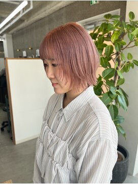 メルシー 福岡天神店(Merci) ピンクベージュ☆レイヤーボブ Ayumi ボブ/髪質改善/福岡/天神