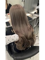 サミット ウル(SUMMIT ulu.) 【uta】透明感たっぷりブリーチありグレージュ