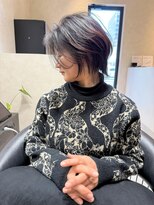 セラ(cella)&nbsp;ショートウルフ/前髪長め/40代/50代【岡村大介】