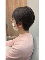 ヘアサロン アンフェール(Hair Salon Amfaire)&nbsp;【shimizu】丸みのあるショートStyle
