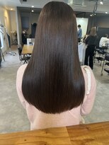 ナンバー(number+)&nbsp;髪質改善カラー×ダークブラウン