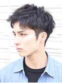Haleニュアンスパーマスパイキーショートバーバーフェザーパーマ