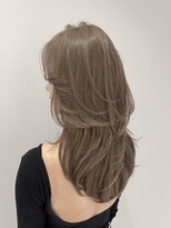 ムード(MOOD,)&nbsp;イメチェン/ピンクベージュ/アンブレラカラー/前髪/銀座駅